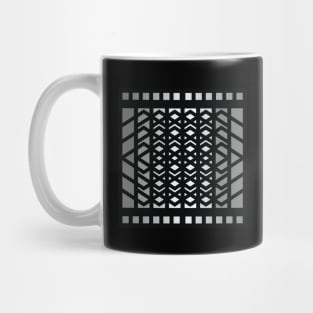 “Dimensional Waves” - V.1 Grey - (Geometric Art) (Dimensions) - Doc Labs Mug